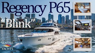 In Depth Tour  Comfortable Stylish and Distinct  Regency P65 Motoryacht Blink [upl. by Ecinev594]