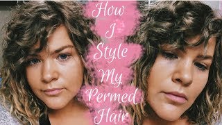 How I Style My Permed Hair [upl. by Badger]