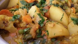 A wholesome mix of seasonal vegetables in a curry Confusedcurry by CookatHome [upl. by Eojyllib]