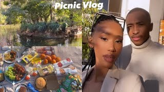 Picnic Vlog 🧺  Outdoor date South African YouTuber  couple content ❤️ Wits University [upl. by Oloap377]