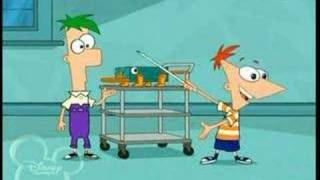 Phineas and Ferb  Ferbs Toy Demonstration [upl. by Yelah418]