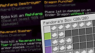 How to Beat Every Single Pandoras Box Challenge Hypixel Skyblock Update Guide [upl. by Nylrehs]