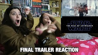 STAR WARS THE RISE OF SKYWALKER FINAL TRAILER REACTION [upl. by Clough]