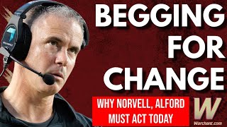 FSU Football MUST act TODAY  Why Mike Norvell Michael Alford need to make changes  Warchant FSU [upl. by Adnael714]