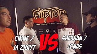 FLIPTOP  M ZHAYT  CNINE VS SHERNAN  JONAS LAPTRIP HAHAHAHAHA [upl. by Ordnael]