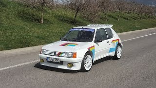 Peugeot 205 Rallye  DiMMA Peugeot Sport Legend [upl. by Nappie]