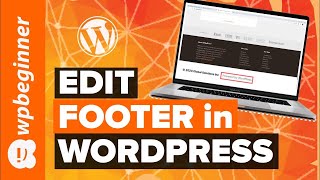 👣 How to Edit the Footer in WordPress Step by Step 📝 [upl. by Bleier]