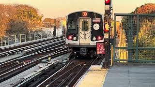 IND Fulton St Line R46R179R211 A train action  80th StreetHudson St [upl. by Pedaias]