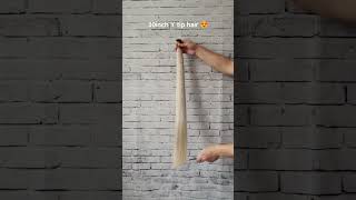 How is 30inch Y tip hair like  HSU Hair hairextensions [upl. by Vallery]