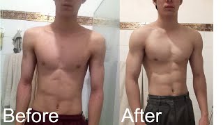 1 Year Calisthenics Transformation 1415 Years Old [upl. by Nnayllek]