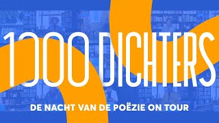 Aftermovie 1000 Dichters  De Nacht van de Poëzie on Tour [upl. by Ertemed]