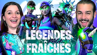 ON ACHETE LE NOUVEAU PACK DE SKIN LEGENDES FRAICHES   FORTNITE DUO [upl. by Publia16]