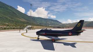 Microsoft Flight Simulator F86F30 Sabre BKPRLAKU Quick Flight [upl. by Heddi]