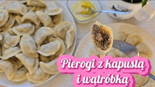 Pierogi z kapustą i wątróbką [upl. by Bonnette]