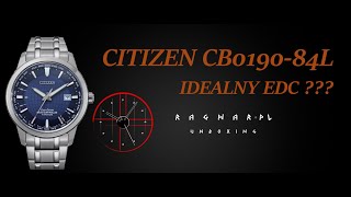 Citizen CB0190 84L recenzja  idealny zegarek codzienny Ecodrive radio controlled tytan szafir [upl. by Odlanra]