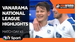 Vanarama National League Highlights Show  Matchday 43 [upl. by Leahcam]