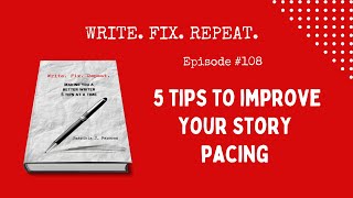 5 TIPS TO IMPROVE YOUR STORY PACING writingskills [upl. by Enialem]