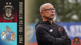 Tamworth FC vs Altrincham FC Post Match Interview [upl. by Hurley]