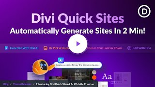 A quick look at Divi Ai and my own views [upl. by Rothwell487]