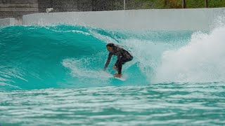 Pro women surf session at Wavegardens Demo Center in Spain [upl. by Arianna]