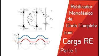 Retificador de Onda Completa com Carga RE [upl. by Enileqcaj573]