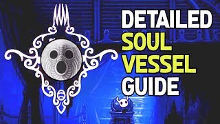 Hollow Knight All Soul Vessel Fragments Location Guide [upl. by Dammahom]