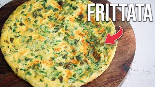 How to Make FRITTATA Like an Italian Moist and Full of Flavours [upl. by Rydder]