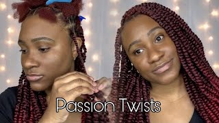 How I Do Passion Twists Using Crochet Hook [upl. by Idhem]