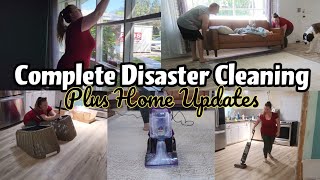 NEW 2022 COMPLETE DISASTER CLEAN WITH ME  HOW WE STAY ORGANIZED WELL RENOVATIONS  HOME UPDATES [upl. by Cornelie957]