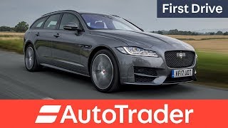 Jaguar XF Sportbrake 2017 first drive review [upl. by Ainosal595]