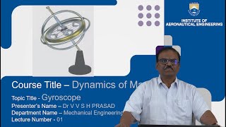 Gyroscope by Dr V V S H Prasad [upl. by Bianca]