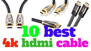 Top 10 Best 4k hdmi cable [upl. by Armstrong]