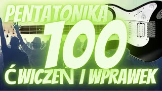 Ćwiczenia i wprawki pentatoniki na gitarze [upl. by Nadroj]