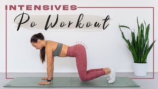 Intensives PO WORKOUT für Zuhause  Neue BOOTY Übungen  OHNE SPRINGEN  Natürliches POLifting [upl. by Liartnod]