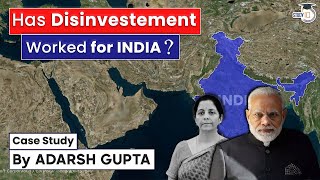 Has Disinvestment worked for India  Analysis for Upsc and State PCS  GS Paper 3 [upl. by Nailil545]