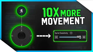 BEST JOYSTICK SIZE amp SPRINT SENSITIVITY SETTINGS FOR FAST MOVEMENTS amp JIGGLE  BGMI TIPS [upl. by Nuawad]