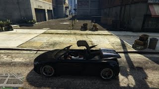 How to use a convertibles roof in GTA V PC [upl. by Ragnar]