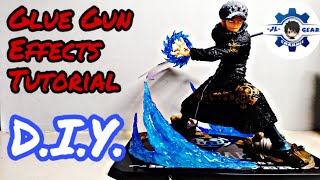 Glue Gun Art  Tutorial 1  Trafalgar Law Battle Ver Effects [upl. by Emmye583]