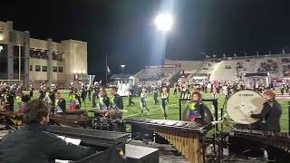 Owasso High School Front Ensemble Performance  Shimmer  2023 Show [upl. by Sholom]