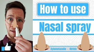 How and When to use Nasal Spray Otrivin Xylometazolin  For Patients [upl. by Daitzman]