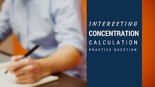 How to solve dilution and concentration calculation in pharmacy  problem 6 [upl. by Akcira]