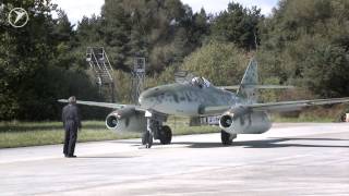 Messerschmitt Me 262  engine start  original sound [upl. by Karrah]