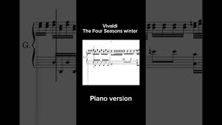 Vivaldi The Four Seasons winter Piano tutorial [upl. by Darnok610]