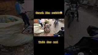 KTM rc200 crash 💥 ho gya bhai…more trending motovlog youtubeshorts ktmbikes crash raiders [upl. by Ase]