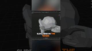 Blender Pro Tip Edge Slide and Move on Normal blender [upl. by Volding919]