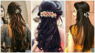 Top 30 Indian Wedding Hairstyles From Short To Long Hairs l hairstyle [upl. by Urbannal]