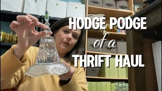 Big Thrift Haul  A Hodge Podge of a Haul [upl. by Nahpets]