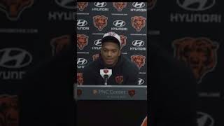 DJ Moore comments on Caleb Williams and his ability to be the leader [upl. by Illene]