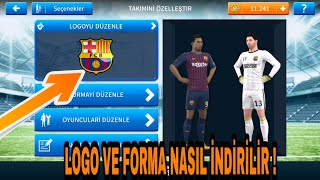 DREAM LEAGUE SOCCER 2019 LOGO VE FORMA NASIL İNDİRİLİR [upl. by Heilman]