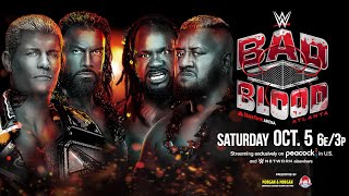 Cody Rhodes amp Roman Reigns Vs Solo Sikoa amp Jacob Fatu  The Bloodline badblood [upl. by Dickie283]